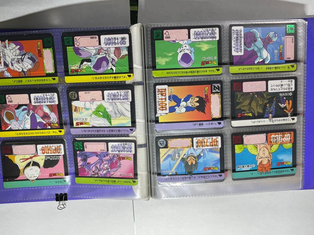 ドラゴンボールカードダス110枚、バインダー2冊セット