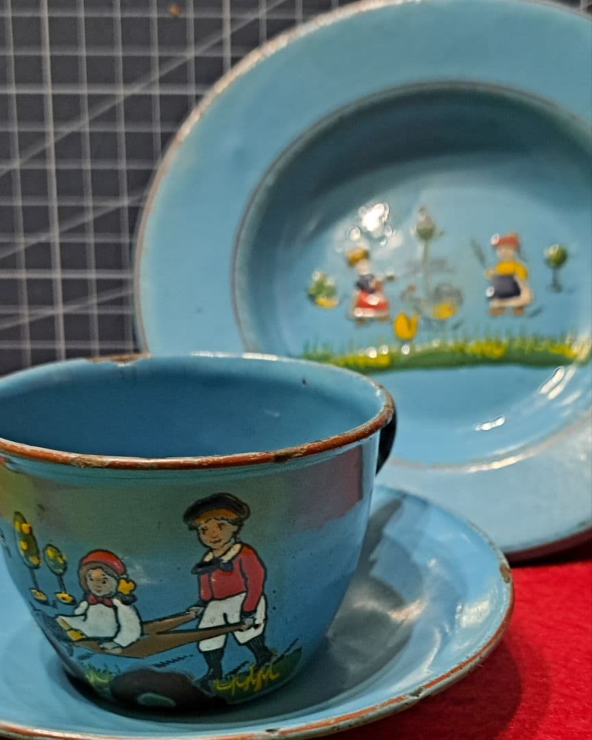 アンティーク　コーヒーカップ&お皿セット