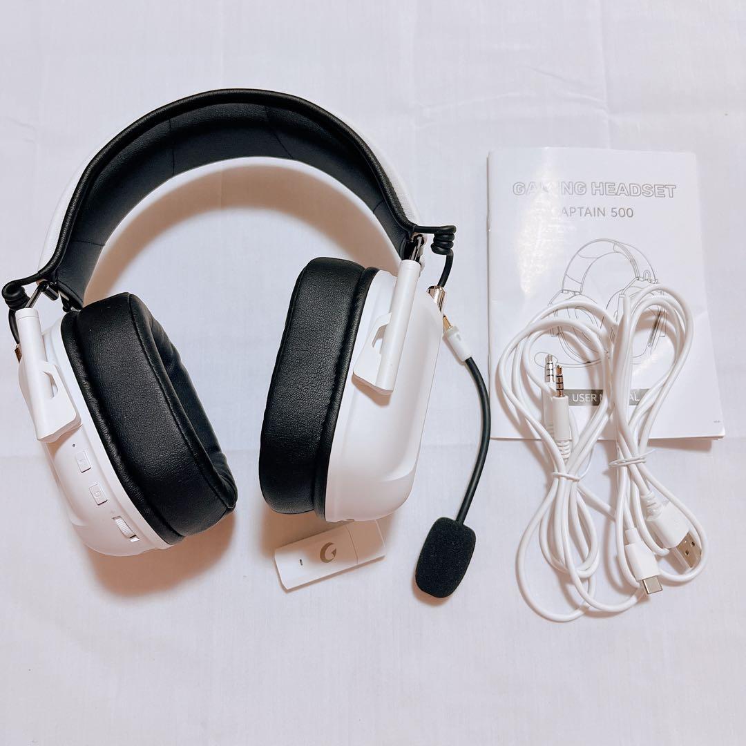 ゲーミングヘッドセット2.4G USBアダプターBluetooth 有線