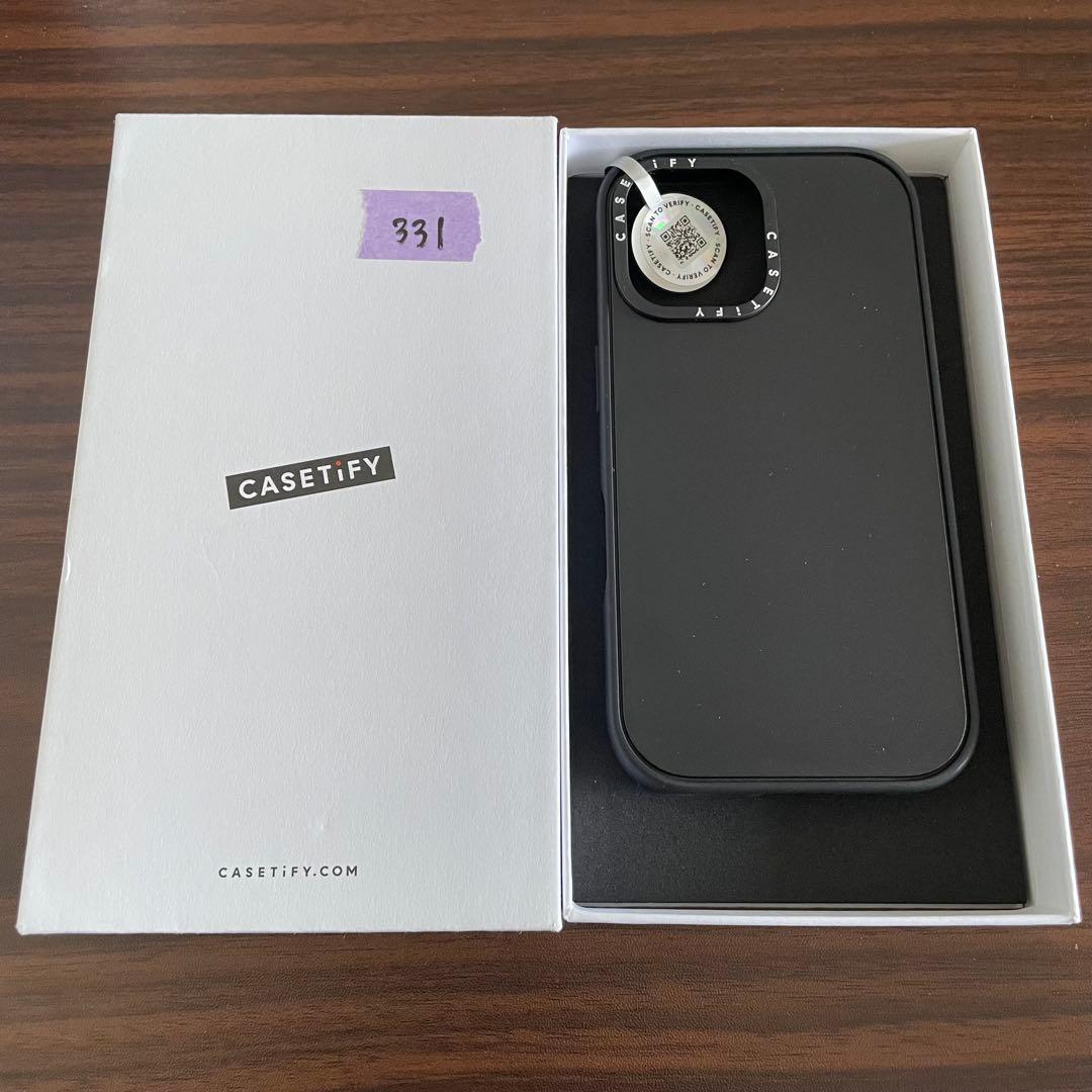 CASETiFY インパクト iPhone 16 ケース 耐衝撃 マットブラック