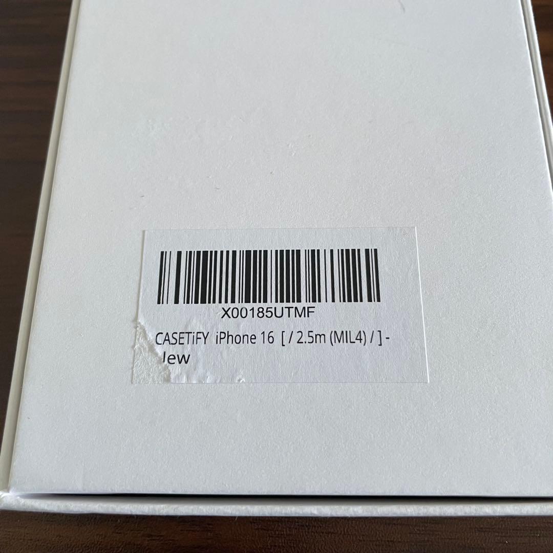 CASETiFY インパクト iPhone 16 ケース 耐衝撃 マットブラック