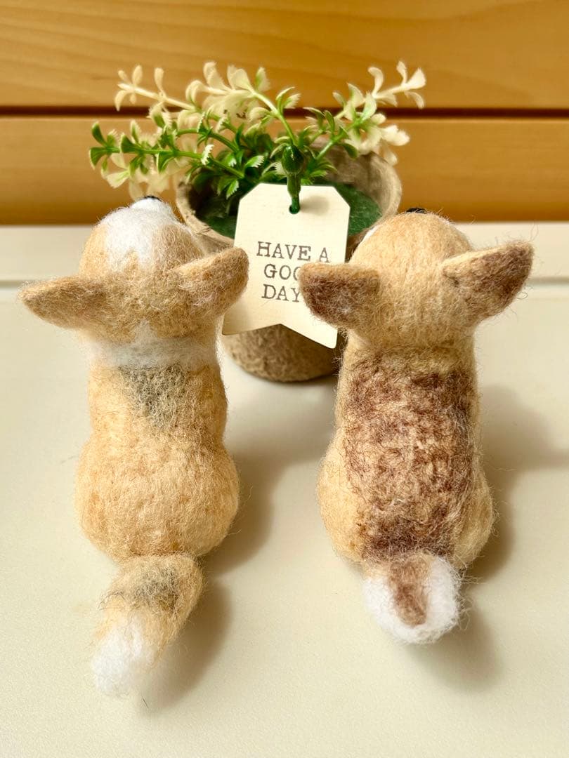 クレス110♪チワワちゃん 犬 羊毛フェルト ハンドメイド