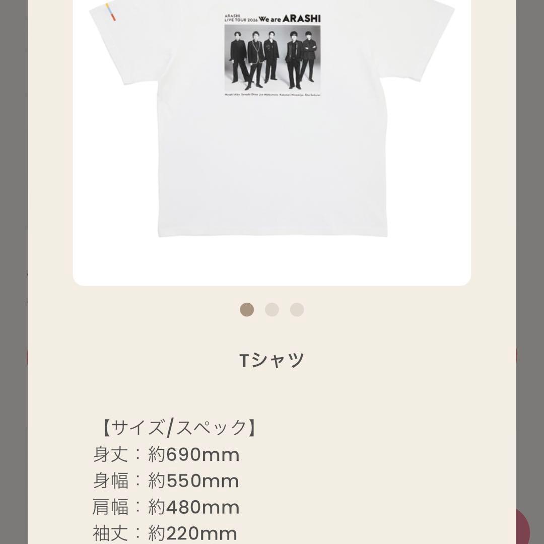 We are ARASHI Tシャツ & ペンライト
