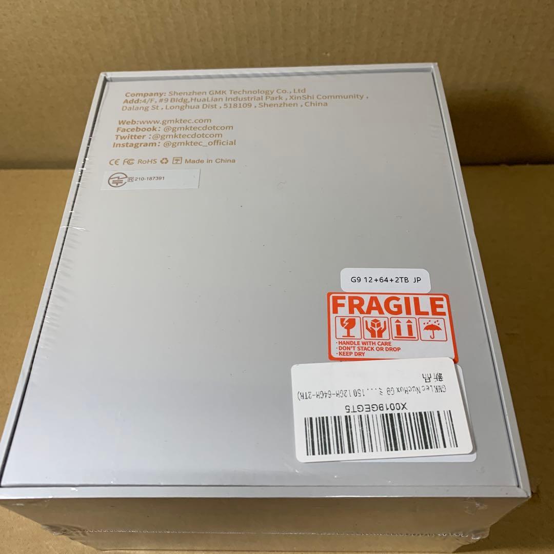 GMKtec ミニPC G9【12GB +2TB +64GB】