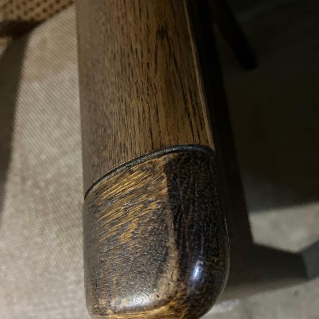 メーカー不明 ラタン アームチェア 椅子 イス ダイニングチェア ②