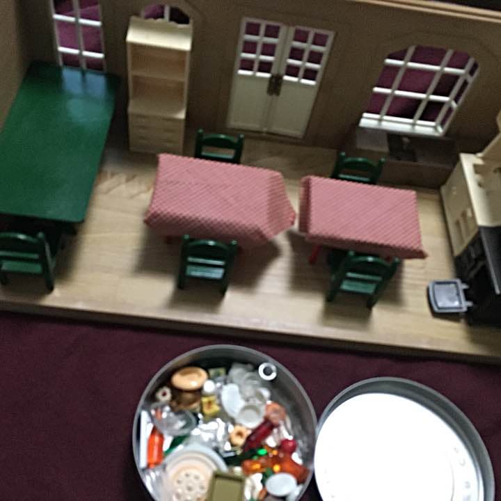 最終引き！シルバニア 森のレストラン 付属品多数‼️