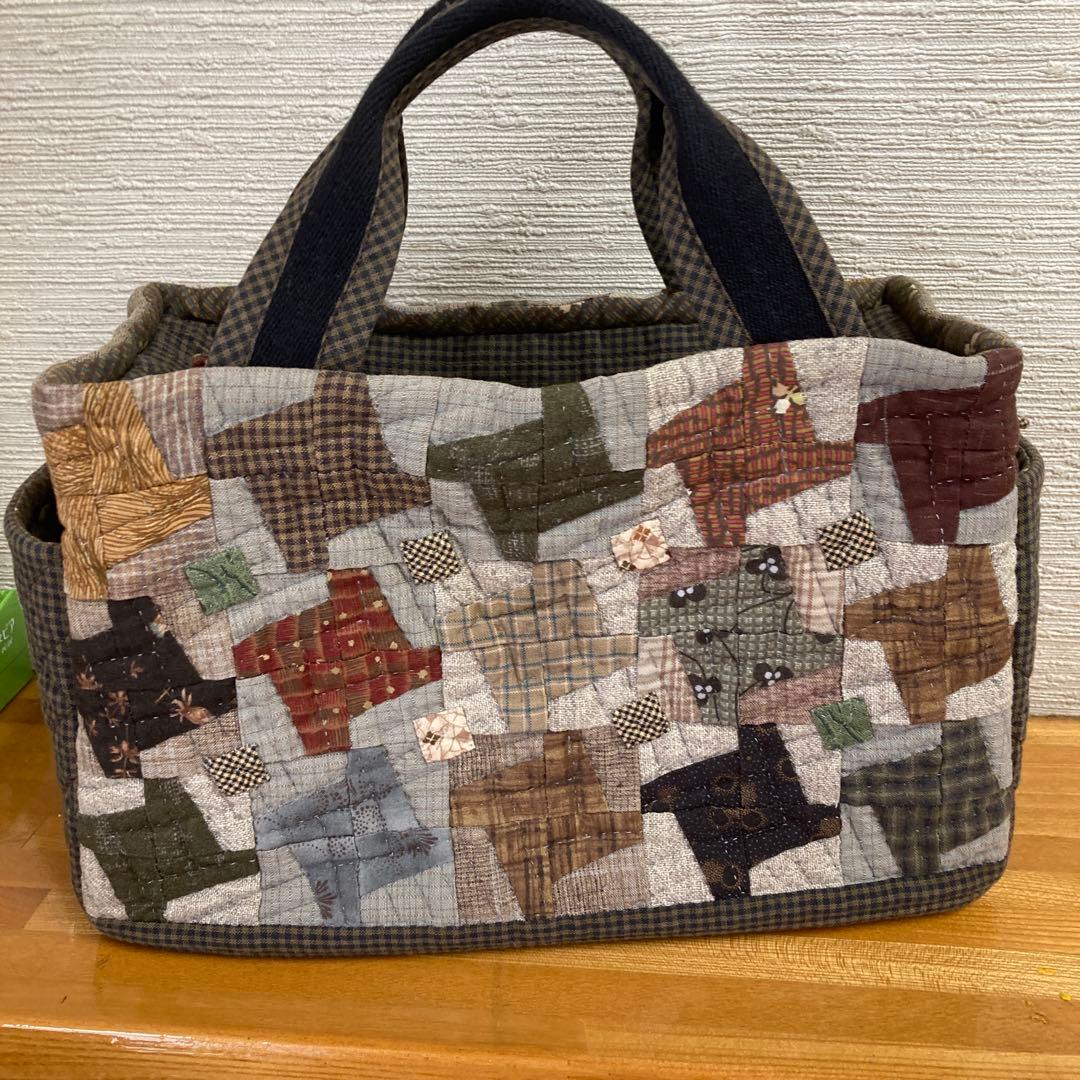 パッチワークトートバッグ
