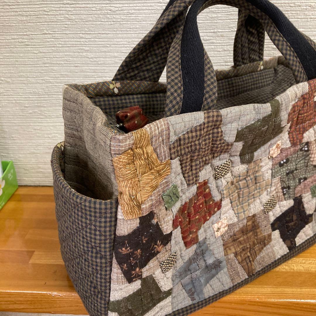 パッチワークトートバッグ
