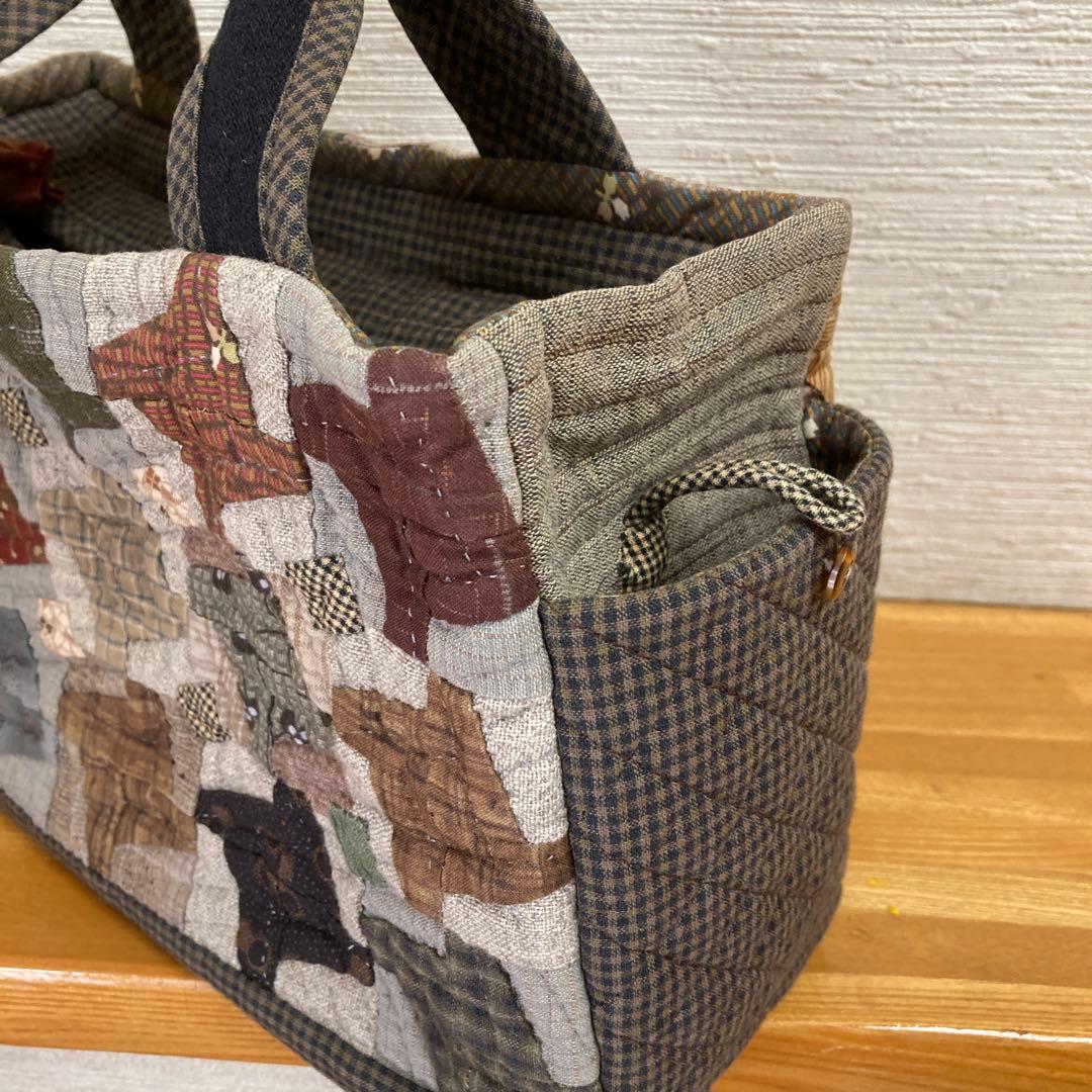 パッチワークトートバッグ