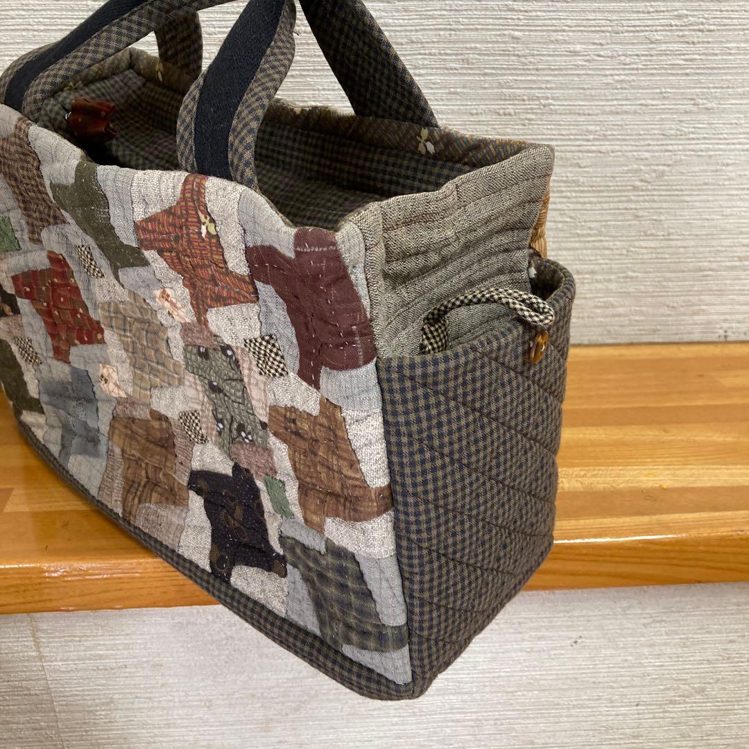 パッチワークトートバッグ