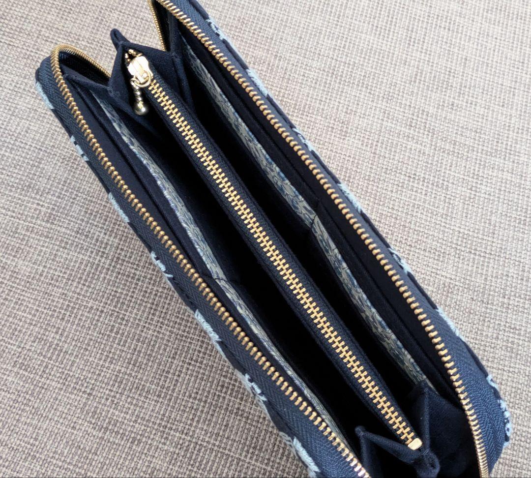 ミナペルホネン pomppia ポンピア 長財布 ハンドメイド