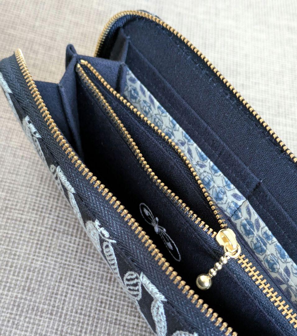 ミナペルホネン pomppia ポンピア 長財布 ハンドメイド