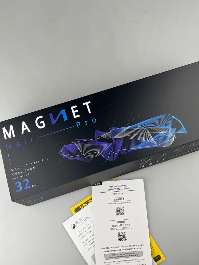 新品正規品ホリスティックキュア マグネットヘアプロ カールアイロン 32mm