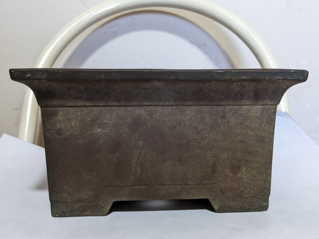 ♦紫砂 紫泥 盆栽鉢 美術品 ？志那鉢 中国鉢 コレクション 骨董品アンティーク