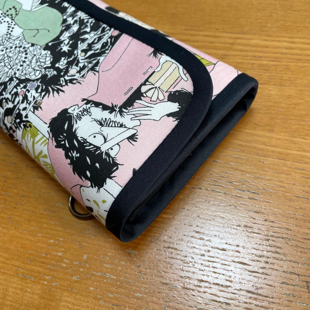 ラスト　長財布　やりくり財布　ハンドメイド　激レア生地　アレキサンダーヘンリー