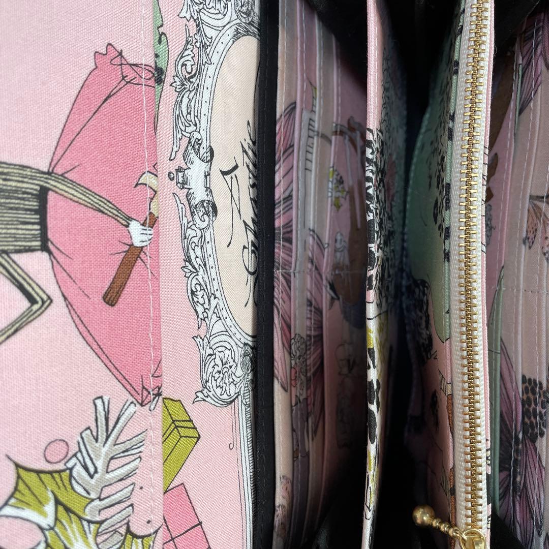 ラスト　長財布　やりくり財布　ハンドメイド　激レア生地　アレキサンダーヘンリー