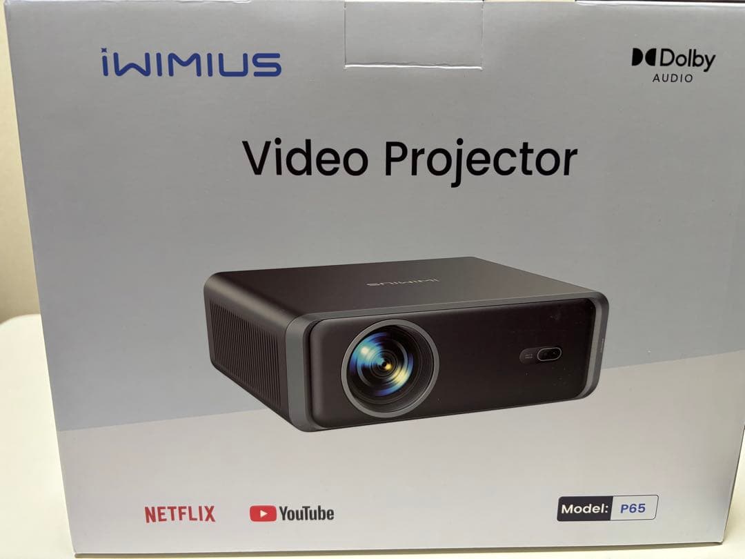 iWiMiUS P65 プロジェクター Netflix対応 1000ANSI