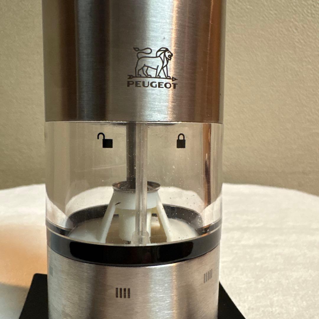 PEUGEOT プジョー　電動ペッパーミル/ソルトミル　2点セット　20cm