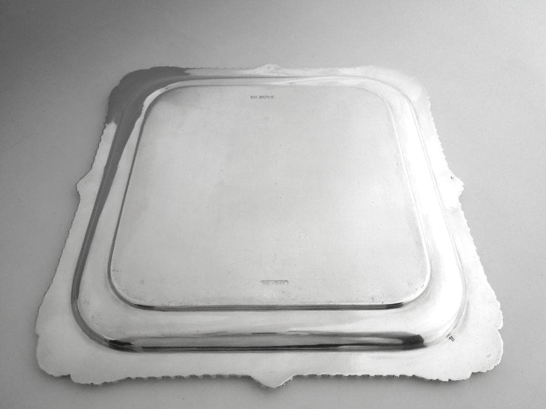 マッピン&ウェッブ　スターリングシルバートレイ　純銀