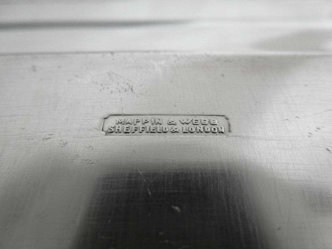 マッピン&ウェッブ　スターリングシルバートレイ　純銀