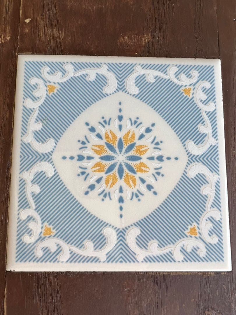 小引き出し 小物入れ タイル張 アンティーク ミシン引き出し 2段 ①インテリア