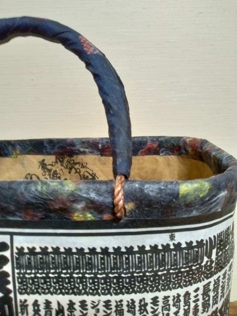 「番付表」の一閑張り