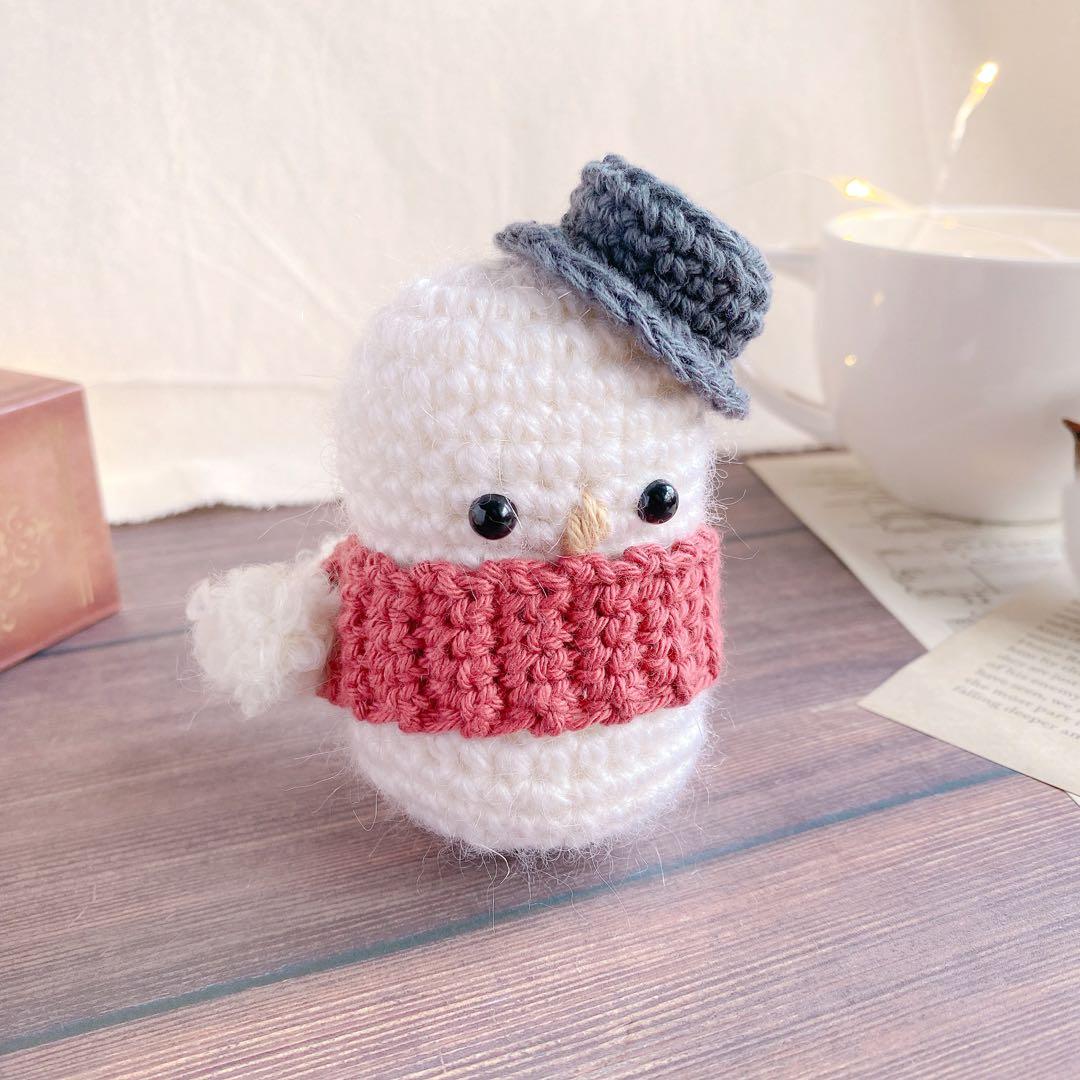 ほっこり冬の仲間たちのクリスマスあみぐるみセット