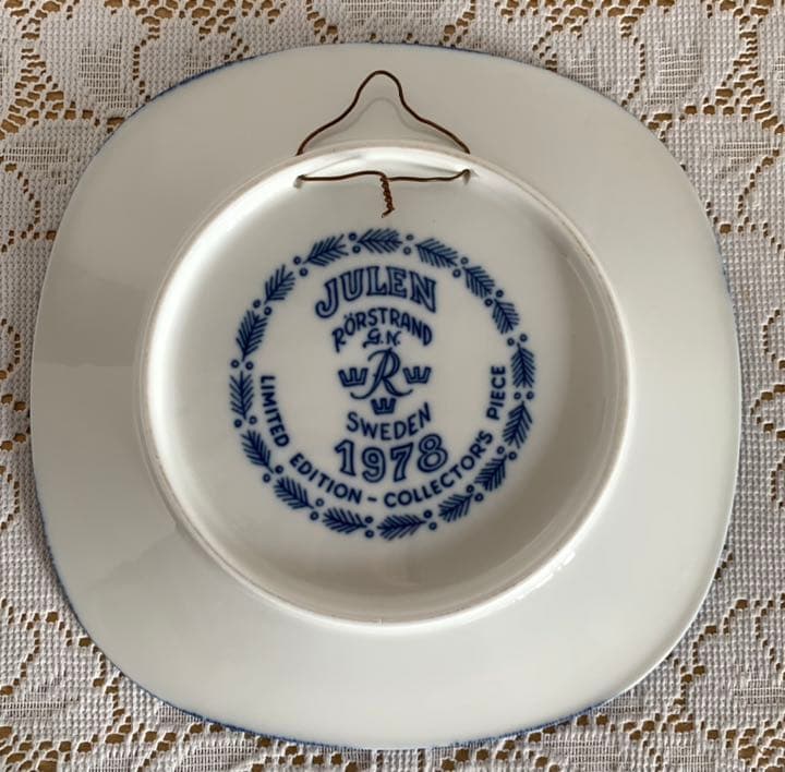 アンティーク X'mas1978イヤープレートニルス不思議な旅