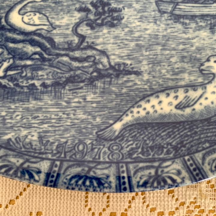 アンティーク X'mas1978イヤープレートニルス不思議な旅