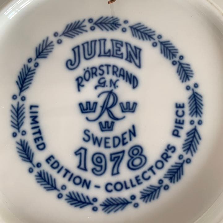 アンティーク X'mas1978イヤープレートニルス不思議な旅