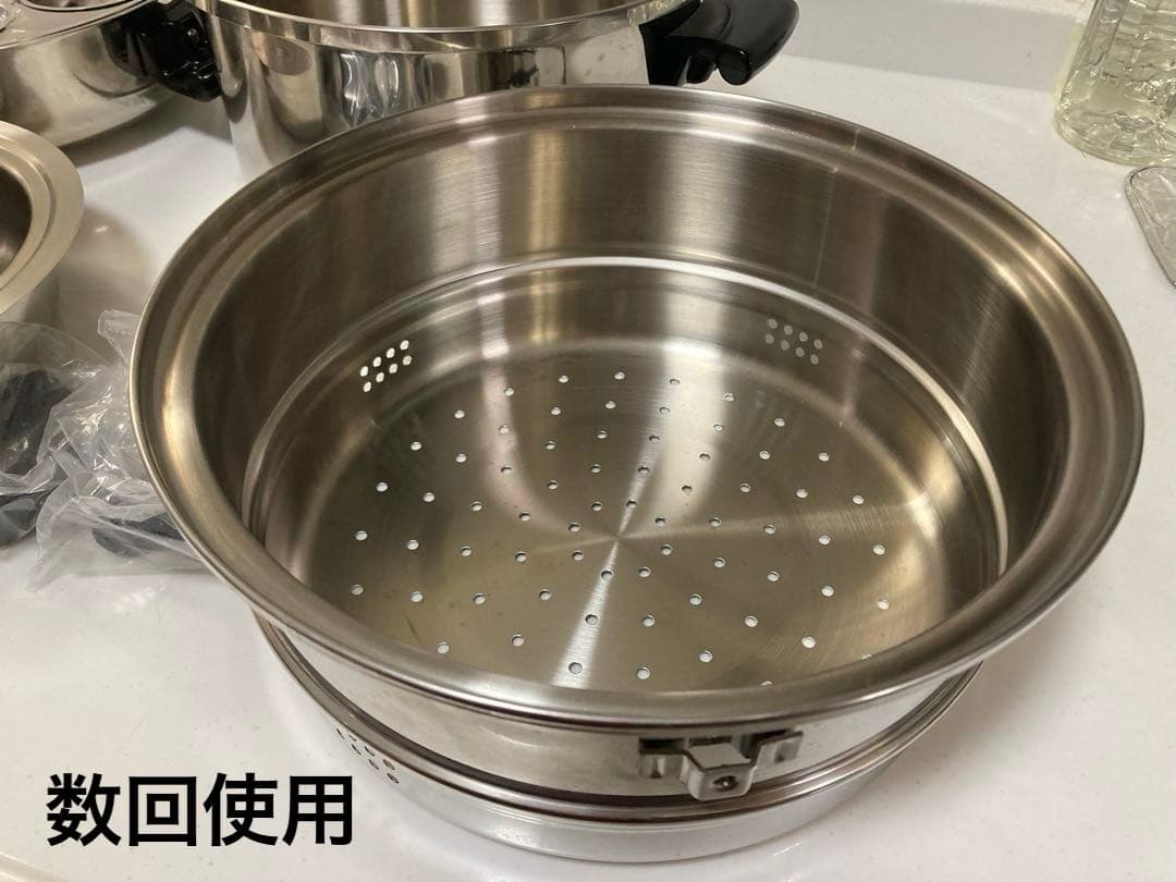 アムウェイ　多機能ステンレス鍋・蒸し器セット