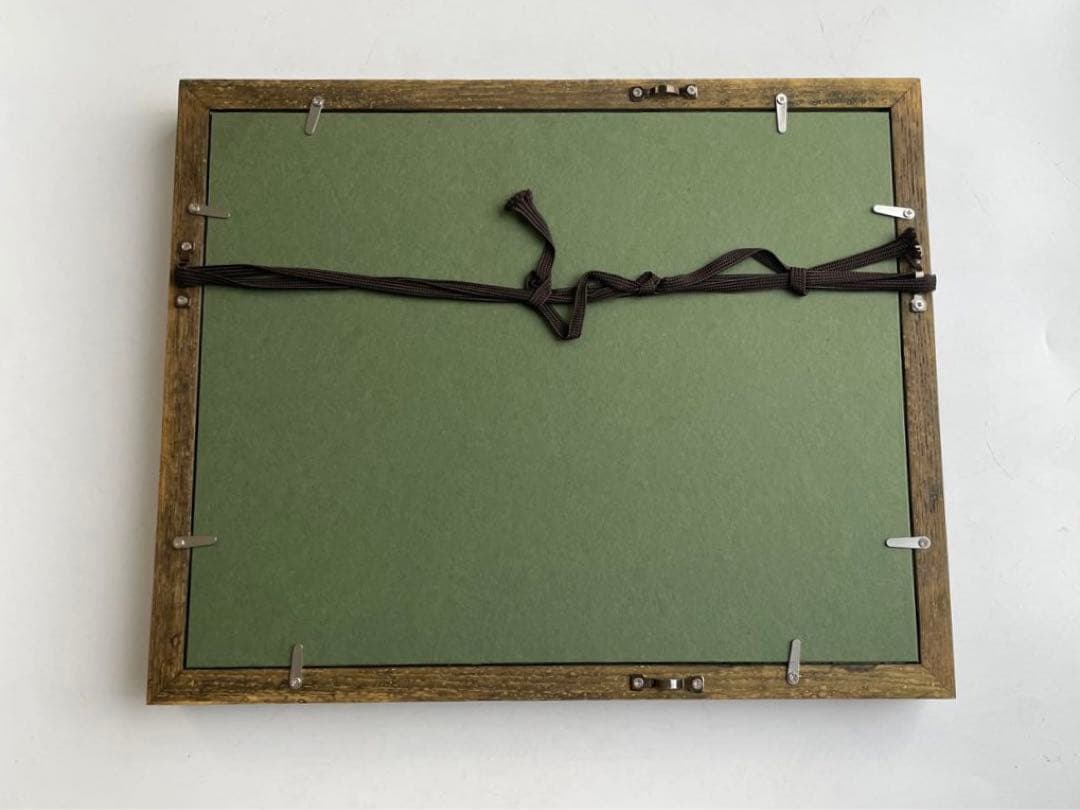 平塚運一　梅に鶯　木版画　額入　棟方志功　畦地梅太郎