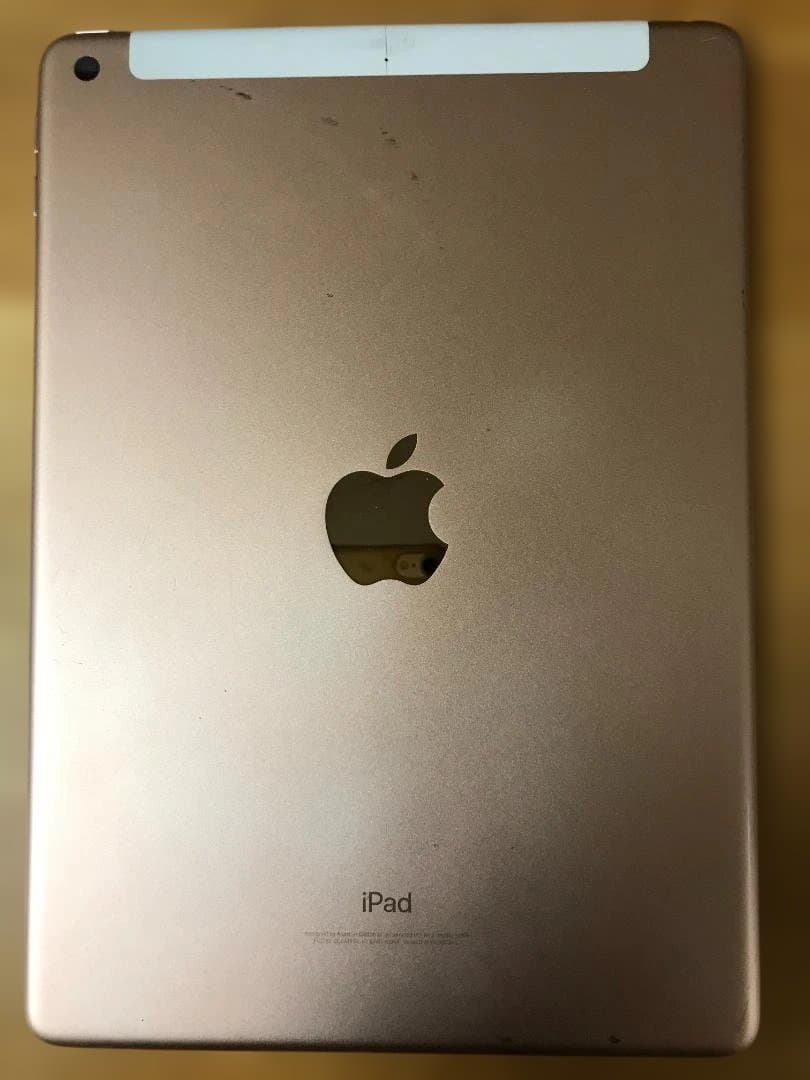 iPad 第6世代 32GB セルラーモデル ピンクゴールド【表示・動作確認済】