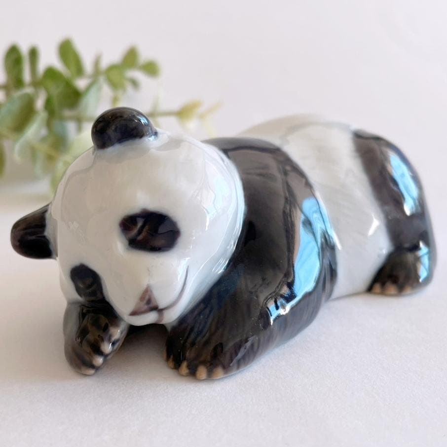 とりりん 2点おまとめ ロイヤルコペンハーゲン 少年 パンダ フィギュリン