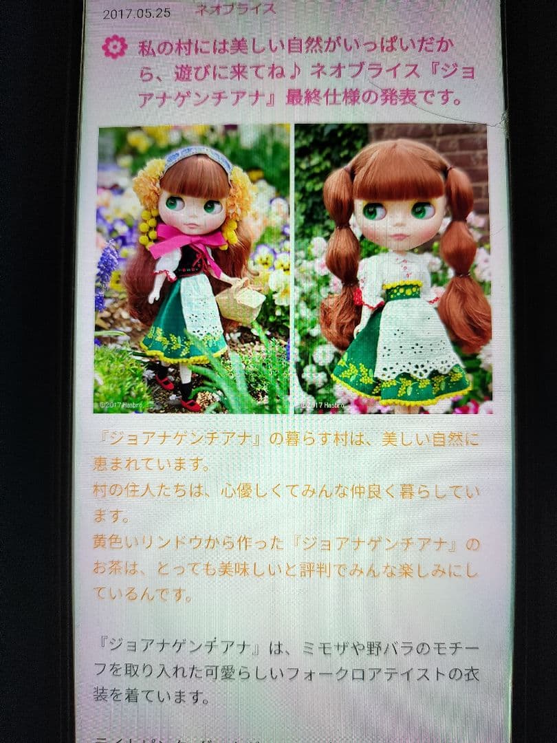 専用　ブライス/ジョアナゲンチアナ（箱あり）