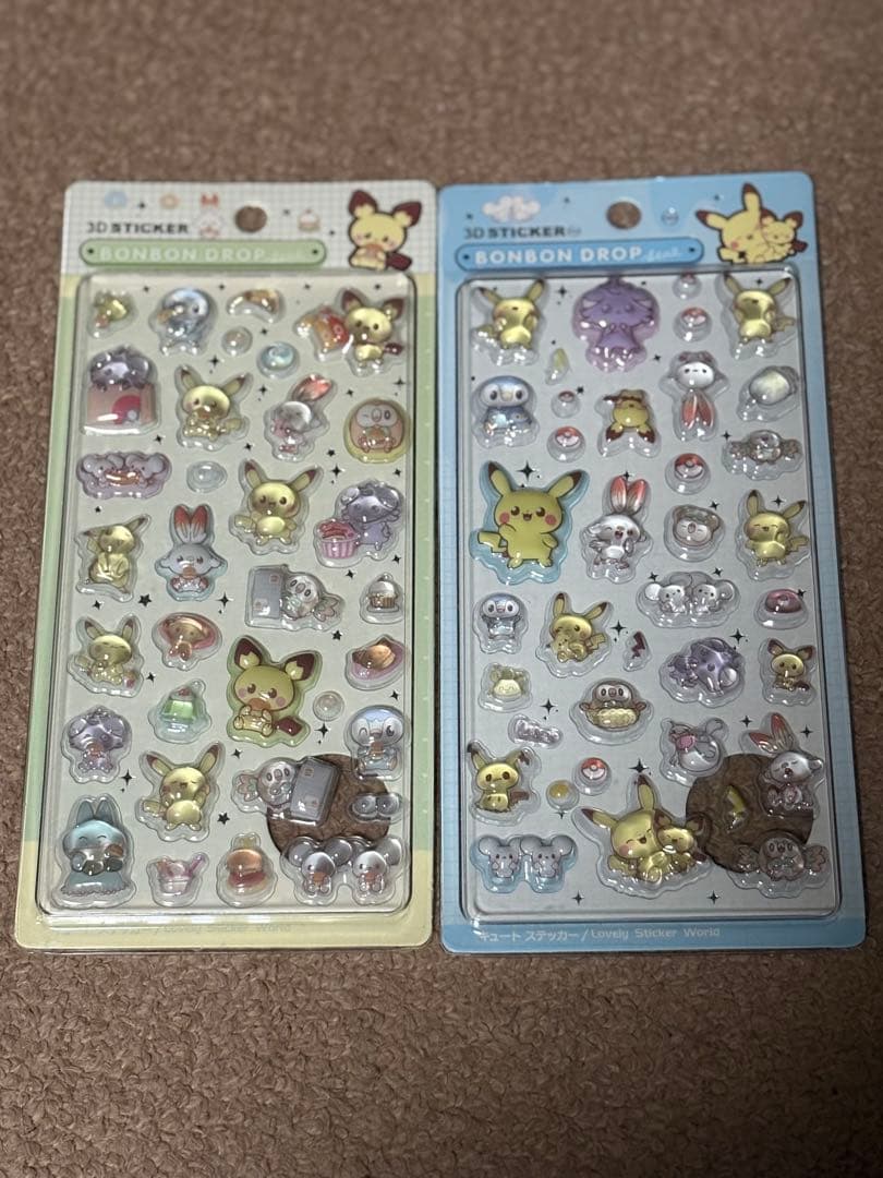 ポケモン 3Dステッカー8セット