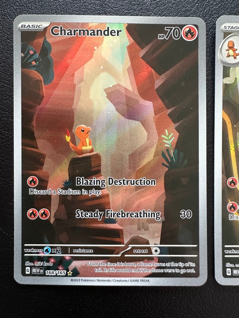 ヒトカゲ リザードAR SV2a ポケカ 151 2セット　英語 ENGLISH