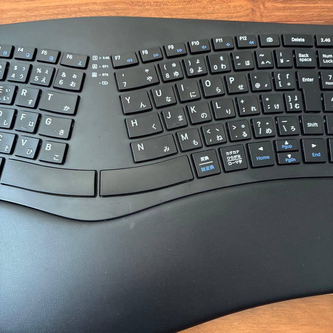 Ewin 2025新型エルゴノミクス キーボード 2.4GBluetooth対応