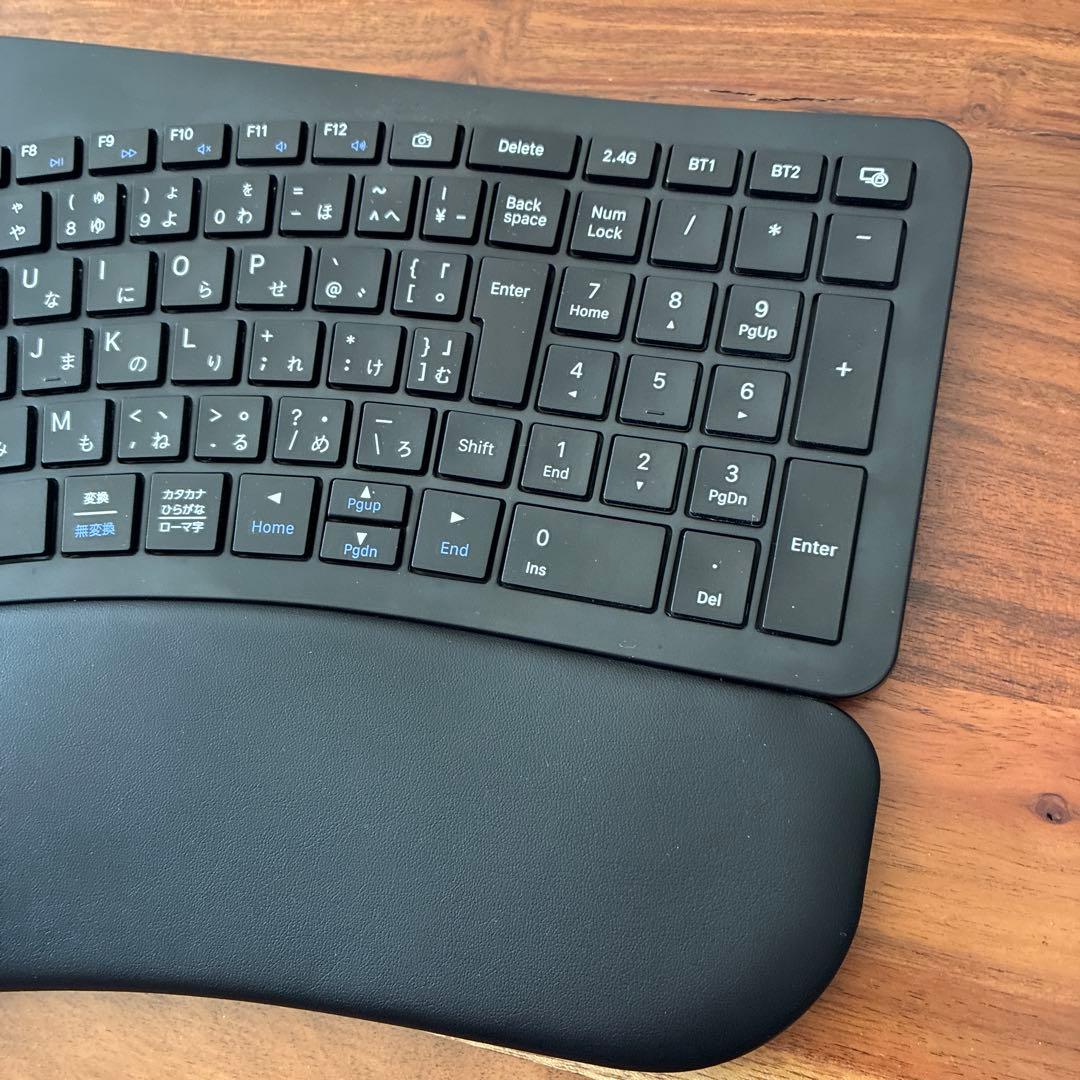 Ewin 2025新型エルゴノミクス キーボード 2.4GBluetooth対応
