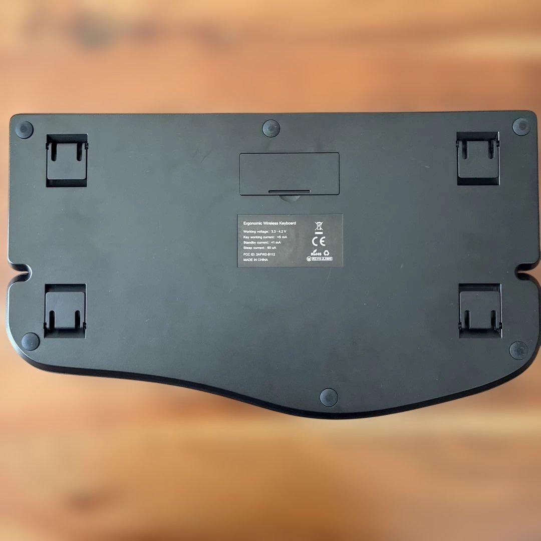 Ewin 2025新型エルゴノミクス キーボード 2.4GBluetooth対応