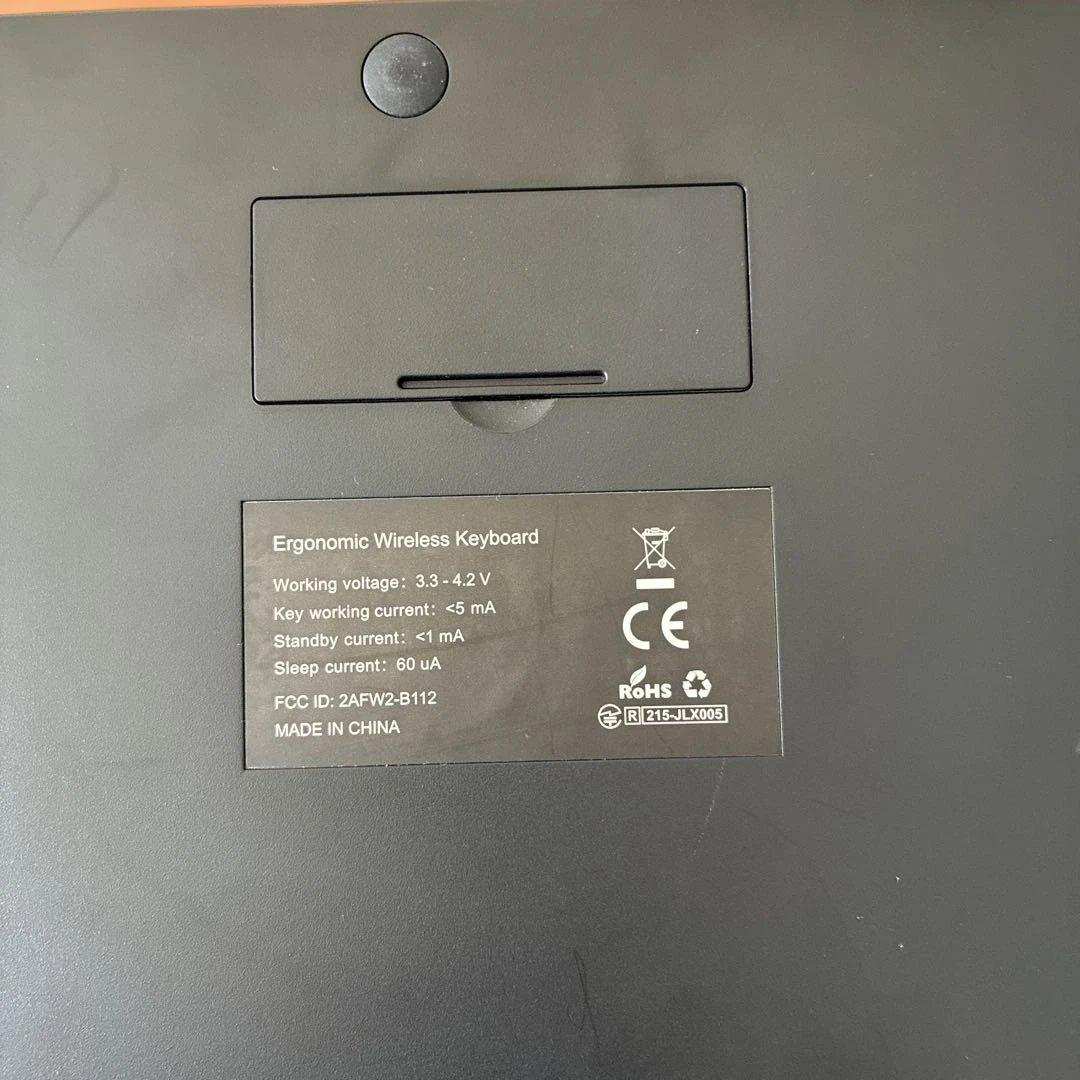 Ewin 2025新型エルゴノミクス キーボード 2.4GBluetooth対応