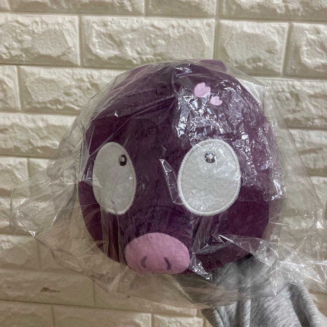 らんま1/2 WEBくじ ぬいぐるみ Pちゃん 桜カラー Ａ賞