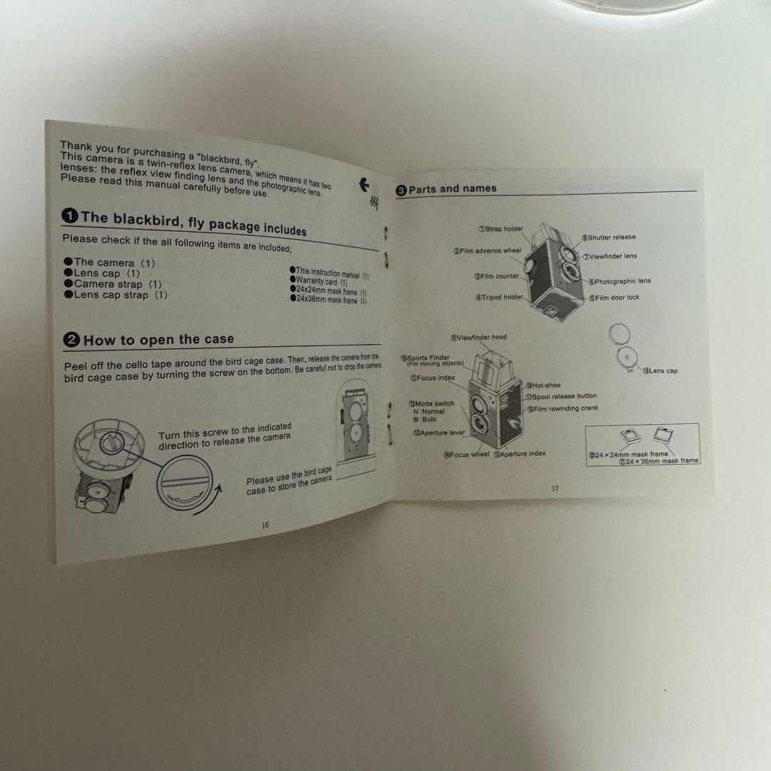 【値下】blackbird,flyトイカメラ　ブラックバードフライ　美品