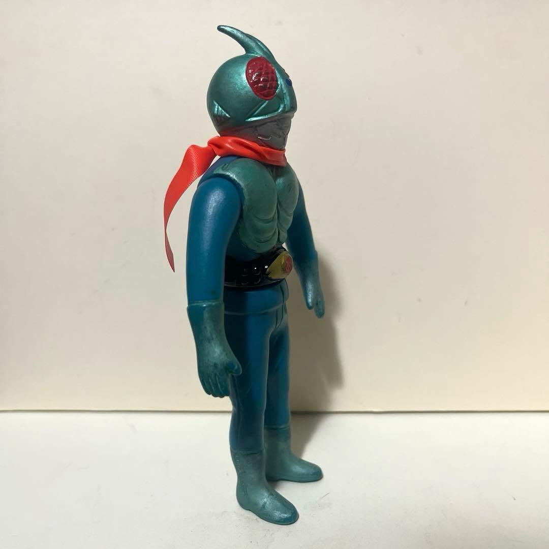 ポピー製 仮面ライダー ミドルサイズ ソフビ フィギュア 当時物 珍色