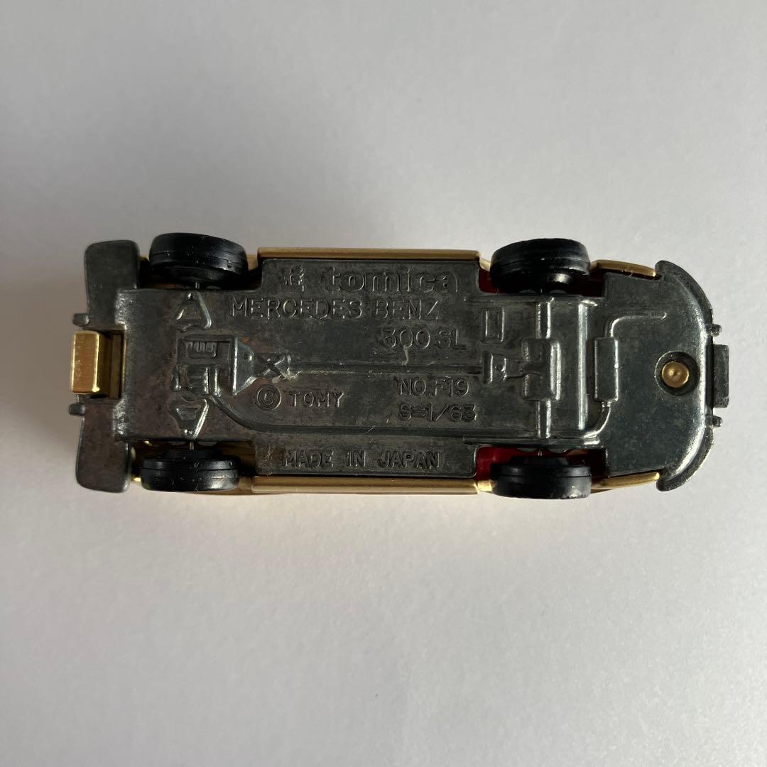 ■絶版》青箱トミカ No.F19【日本製】メルセデス ベンツ300SL/ゴールド