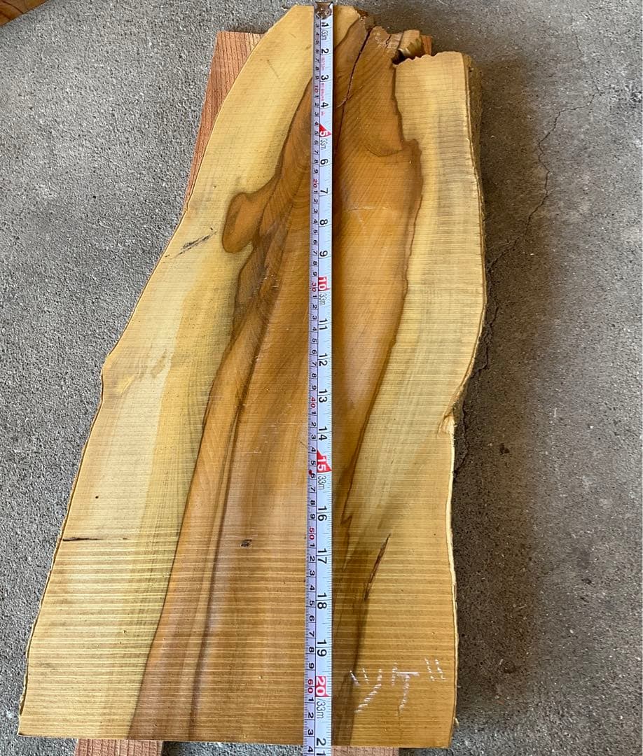 85.ツゲ　柘植　一枚板　素材　木材　DIY ハンドメイド