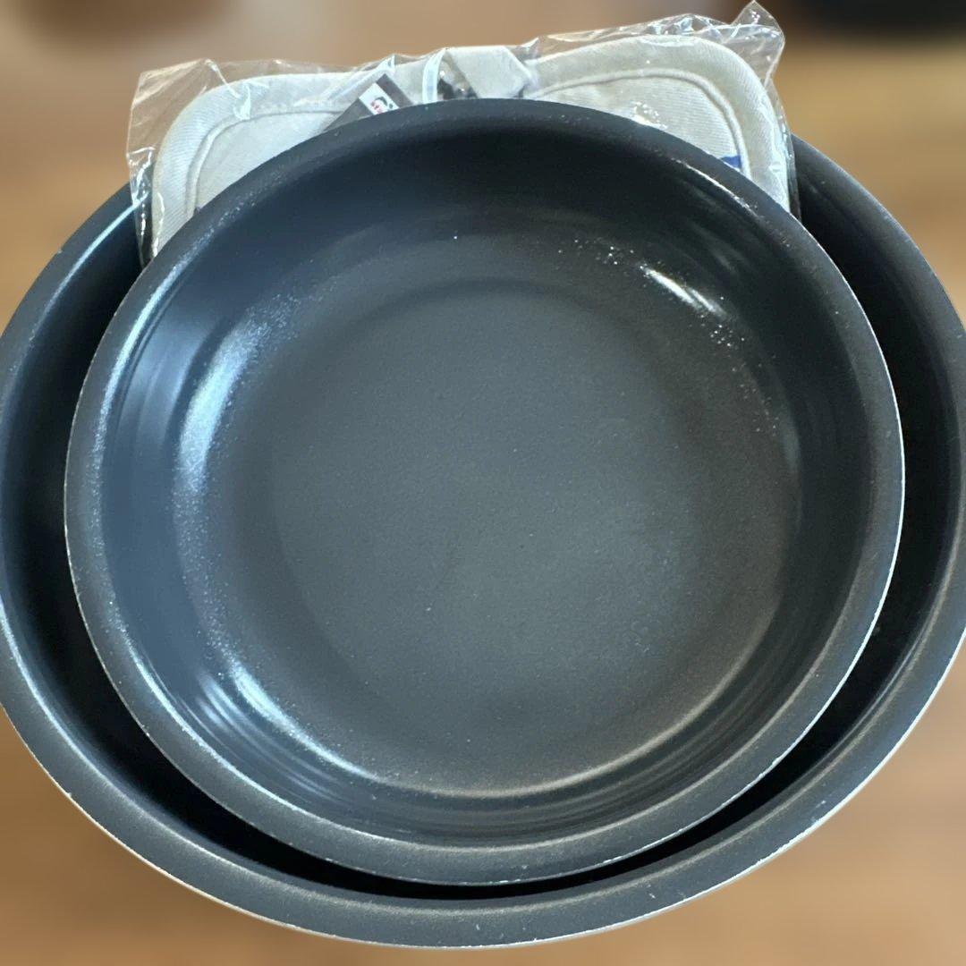 GREENPAN フライパン　クリックシェフ　IH対応　STAUB鍋つかみ付き