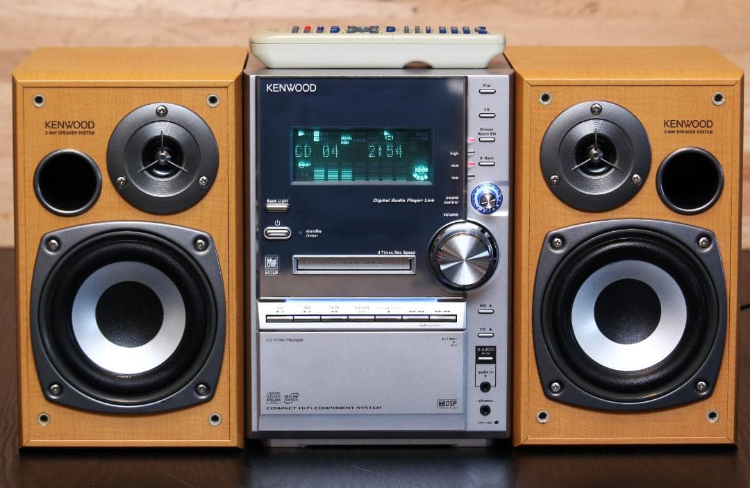 KENWOOD SV3MD CD/MD/TUNER/TAPE ミニコンポ 極美品
