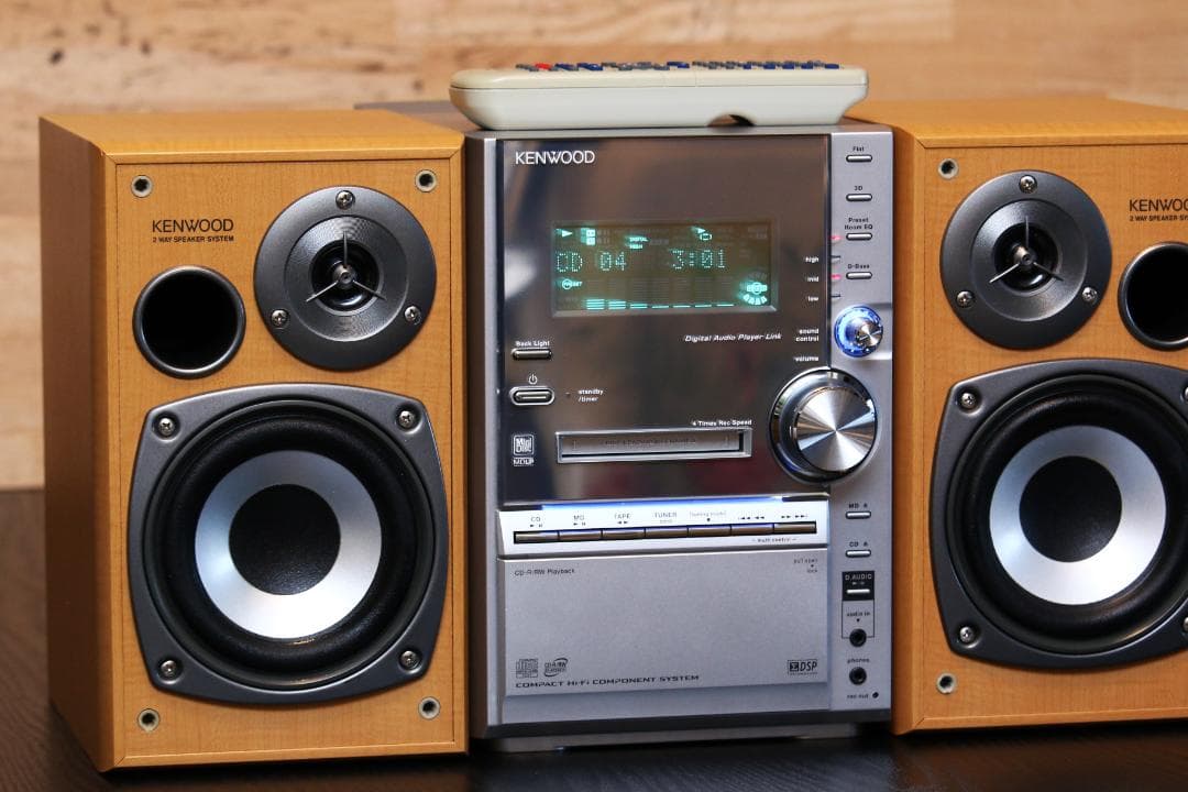KENWOOD SV3MD CD/MD/TUNER/TAPE ミニコンポ 極美品