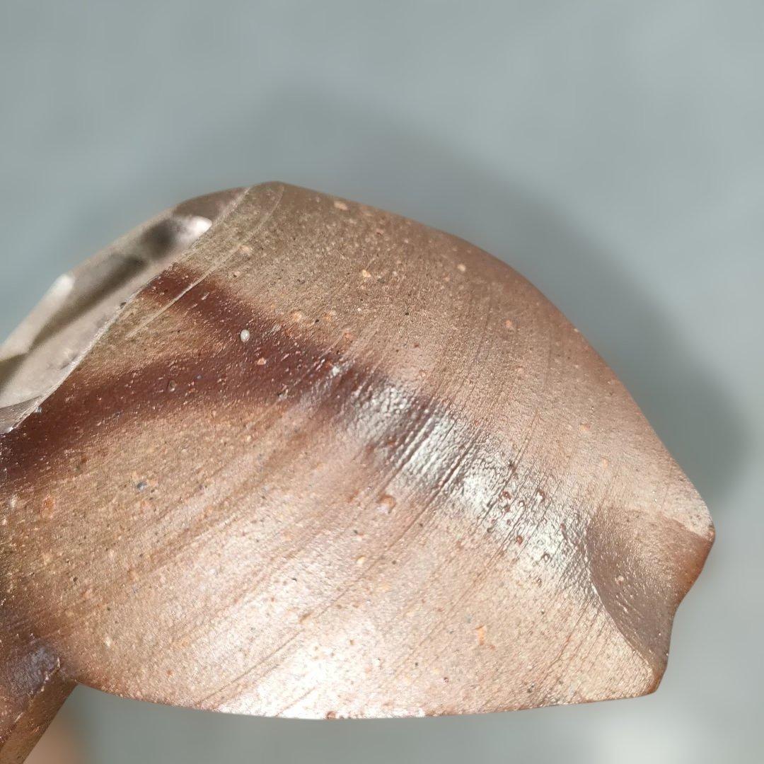 A1342-4/備前焼/閑谷窯/目澤孝 作/備前割山椒向付5客/飾鉢/菓子鉢/